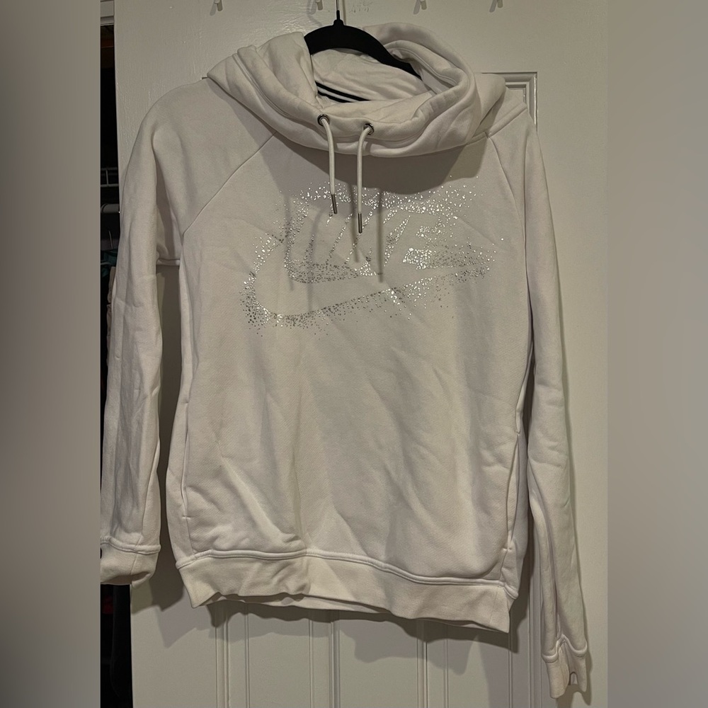 White Nike hoodie